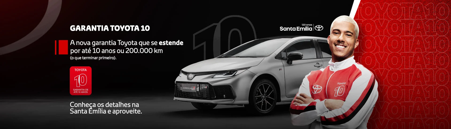 10 anos de garantia Toyota!